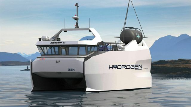 Verft planlegger hydrogenarbeidsbåt, men vil ikke være først ute