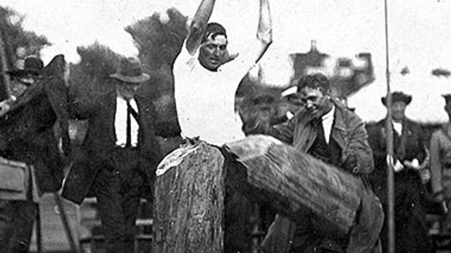 Norsk verdensmester i tømmersport