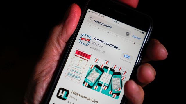 Navalnyjs valg-app fjernet fra Google og Apple