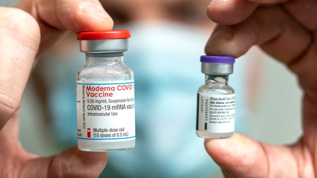Studie: Moderna-vaksinen gir bedre langtidseffekt enn Pfizer