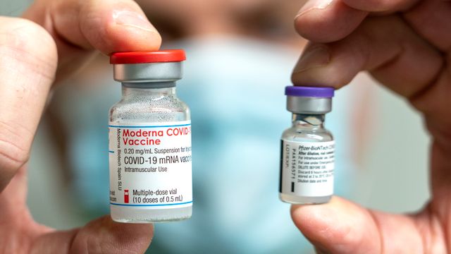 Studie: Moderna-vaksinen gir bedre langtidseffekt enn Pfizer