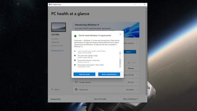 Sjekk om PC-en din kan kjøre Windows 11