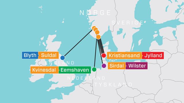 Skal utrede hybridkabel mellom Norge og dansk energiøy