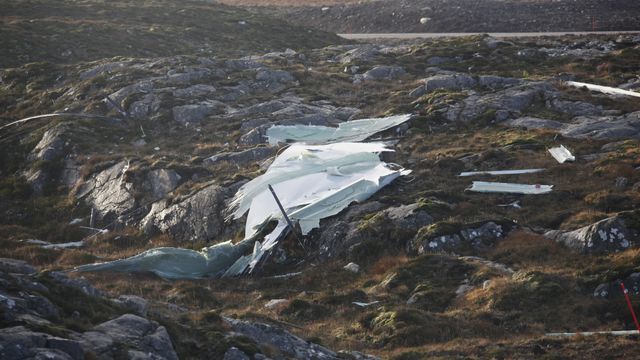 76 meter langt turbinblad deiset i bakken – kan ikke si hvor utbredt turbinen er i Norge
