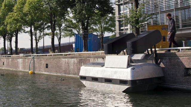 Denne selvkjørende elbåt-taxien kan transformere Amsterdams kanaler