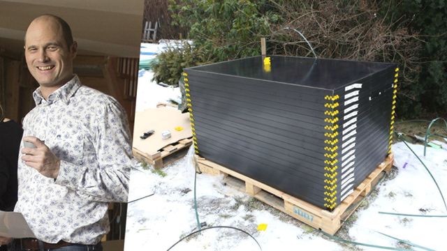 Strømprisen: Mandag solgte Bjørn strøm fra solcellene sine for 3 kroner pr. kWh