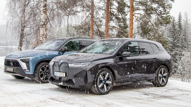 To store el-SUV-er: Vi tester BMW iX og Nio ES8