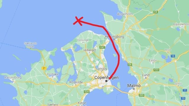 46 år gammelt norsk lasteskip sank utenfor Skåne
