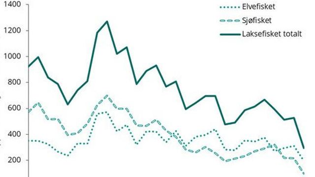 Tidenes dårligste laksefiske bekymrer miljømyndighetene