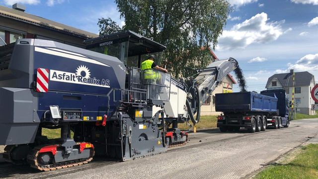 Vestfold og Telemark kommer med tre asfaltkontrakter: Totalt 100.000 tonn 