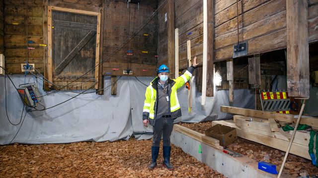 Her svever byggene i lufta