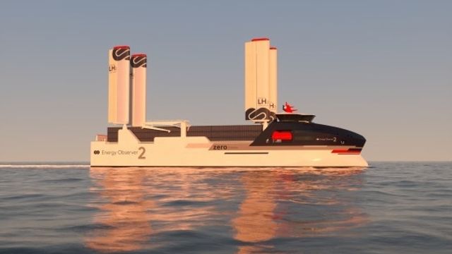 Hydrogen og vind skal drive ro-ro-frakteskip