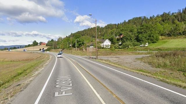 Her, vest for Drammen, kommer en splitter ny rundkjøring 
