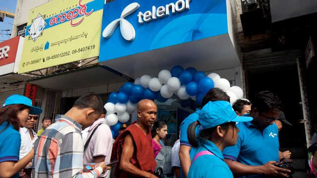  – Staten kan ikke hindre at Telenors kundetata ender hos militærregimet