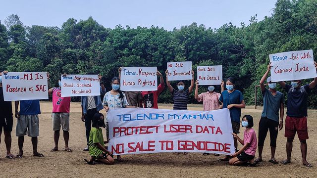 Kilde: Telenor-ansatte i Myanmar ber selskapet sette kundenes sikkerhet først