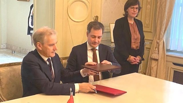 Den belgiske statsministeren ønsker seg strøm fra Norge