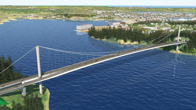 I-formet hengebru blir Tønsbergs nye landemerke