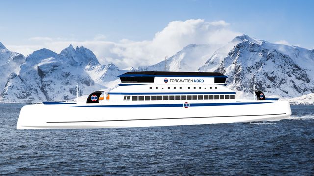 Velger trykksatt hydrogen til Vestfjorden-ferge – billigst og enklest, mener rederiet