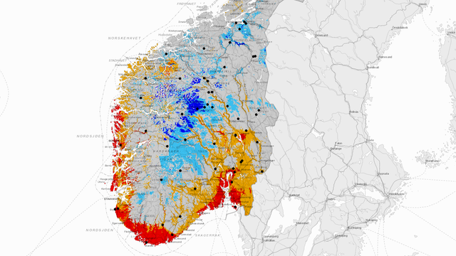 NVE slår alarm: Tørke kan gi en rekke problemer i Sør-Norge