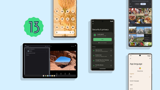 Om noen uker er Android 13 klar for forbrukerne