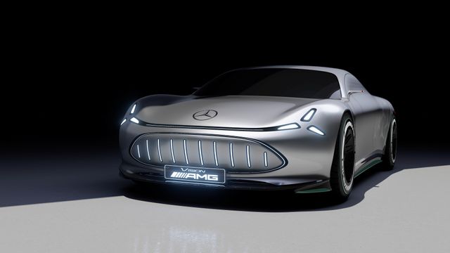 Slik ser Mercedes for seg fremtidens høyytelsesbiler
