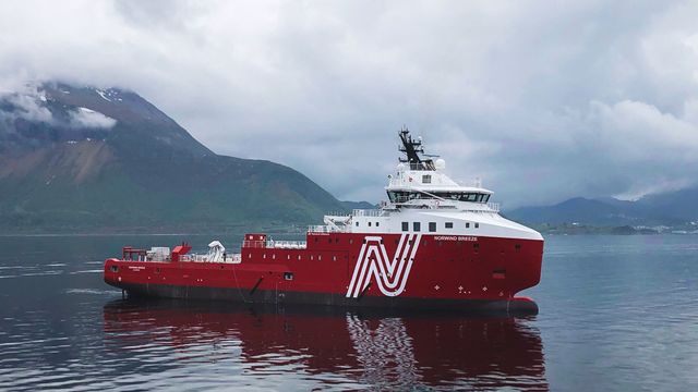 Fra olje til vind: Nye skip går rett i arbeid på verdens største havvindpark