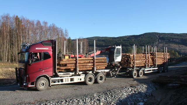 Snart kan tømmervogntogene kjøre med fulle biler og spare både diesel og utslipp