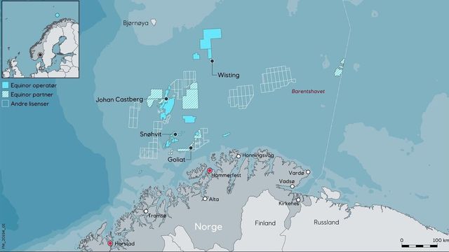 Metan siver ut fra gamle letebrønner på Wisting-feltet