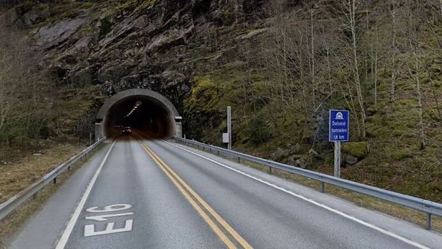 Mesta skal oppgradere E16-tunneler for 427 mill