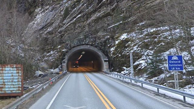 Fem tunneler på E16 mellom Stanghelle og Voss skal oppgraderes neste tre år