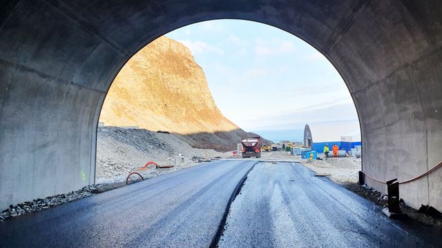 Skarvbergtunnelen: Åpningen er utsatt til 1. mars