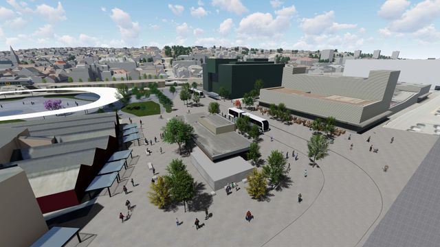 Stangeland skal bygge første del av Bussveien i Sandnes sentrum for drøye 98 mill