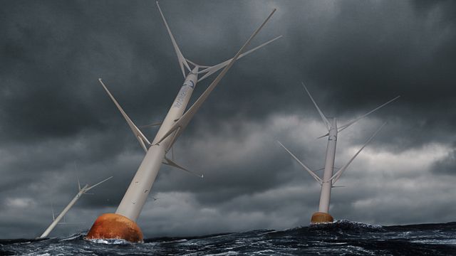 Skal bygge prototyp av ny, flytende havvindturbin