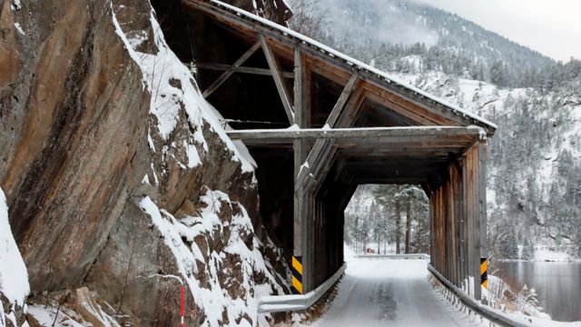 Nytt oppdrag: Fylkesveier i Telemark trenger ny skredsikring og nye tunnelportaler