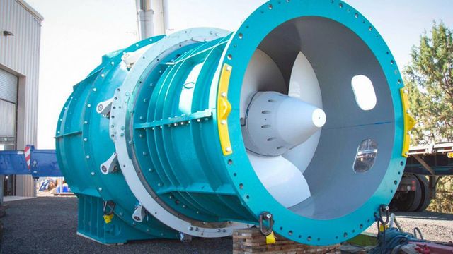 Denne vannturbinen skal være fiskesikker