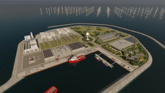 Regjeringen sa nei takk til dansk havvindsamarbeid – men vil gjerne at norske bedrifter bygger øya