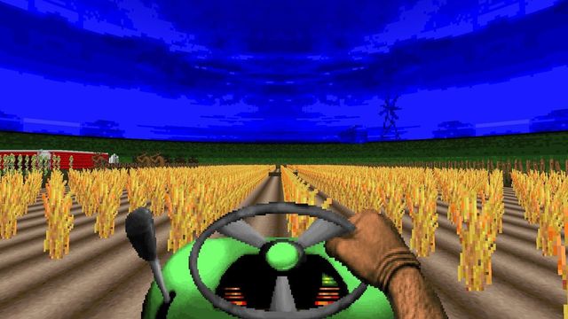Hva har et voldelig spill fra 1993 med jordbruksmaskiner i USA å gjøre?