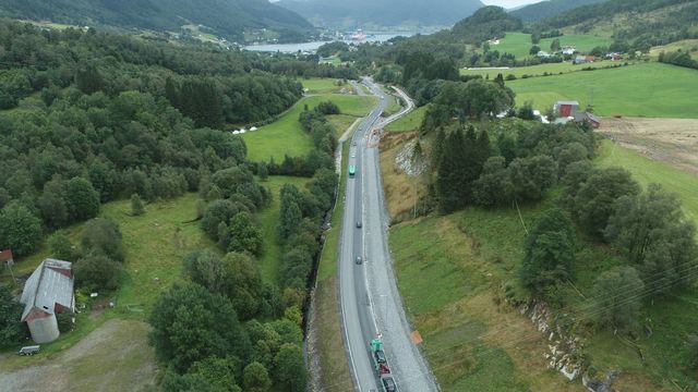 Statens vegvesen åpnet E134-strekning over en måned før tiden