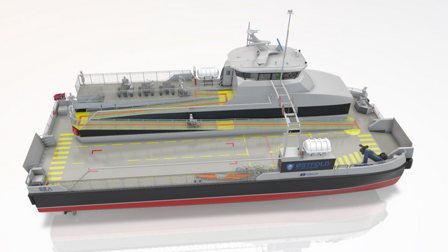 Bygger bilferge i kompositt: – Blir en veldig spesiell ferge