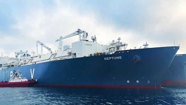 Norsk gasskip er på plass i Tyskland