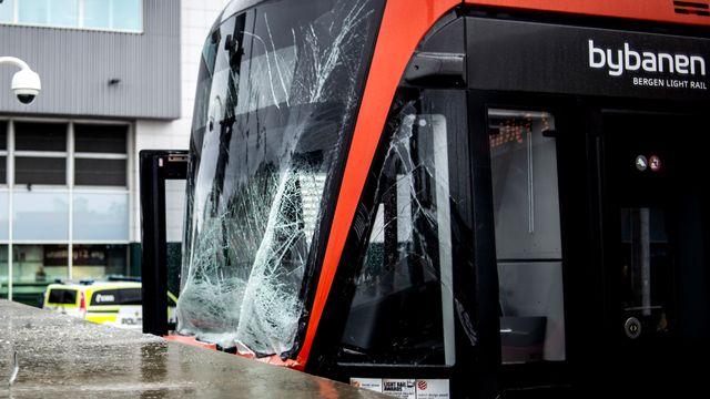 Bybane-ledelsen har satt krisestab etter ulykken i Bergen