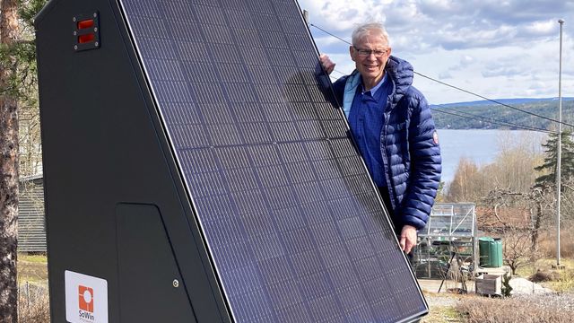 Lanserer off grid-kabinett med solceller og batteri
