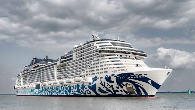 MSC Cruises: Nytt skip har 44 prosent lavere utslipp enn eldre søsterskip