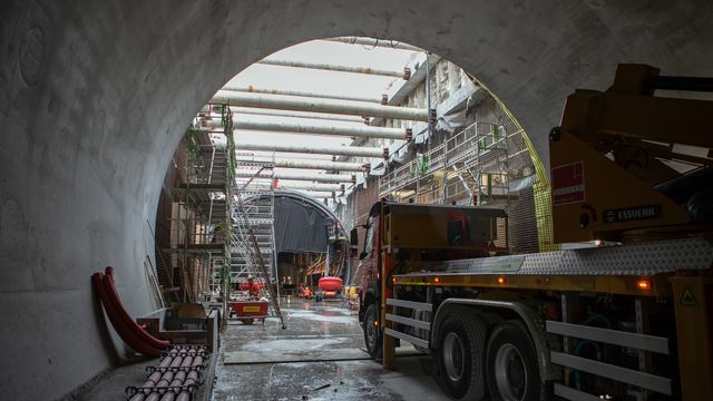 Ny teknologi reduserte byggetiden til jernbanetunnelen med 90 dager
