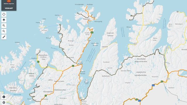 I Finnmark skal 16.000 meter fylkesvei få nytt rekkverk i år