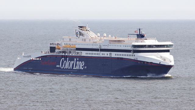 Color Line-ferge kolliderte i Hirtshals – alle avganger søndag er kansellert