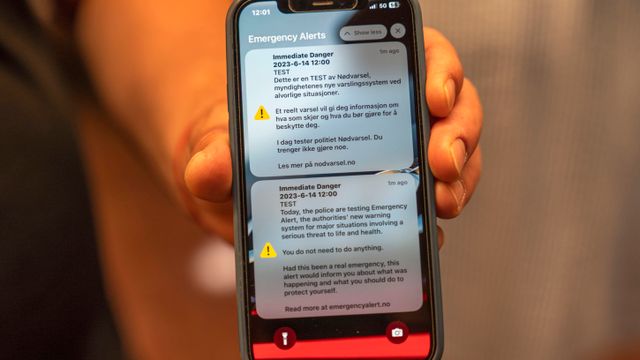 DSB: Opp mot hver fjerde nordmann kan ikke motta nødvarselet på mobil