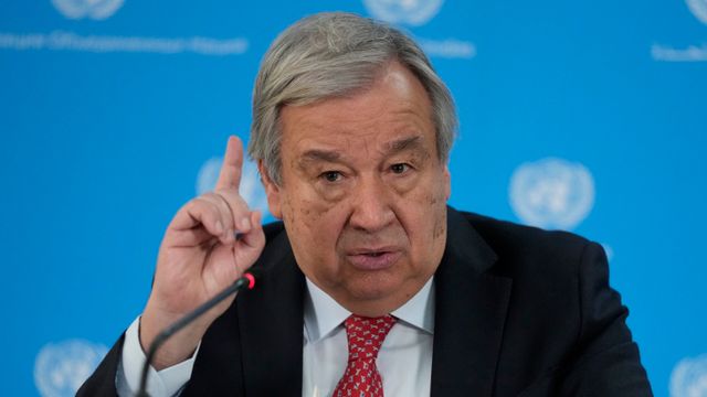 Guterres ønsker FN-forbud mot våpen styrt av kunstig intelligens