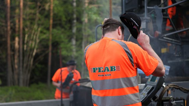 Peab leder i kampen om liten asfaltkontrakt på E18 i Vestfold