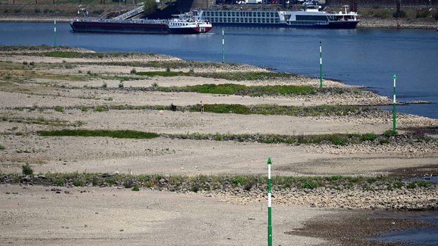 Mindre vann i Europas elver kan bremse EUs klimatiltak
